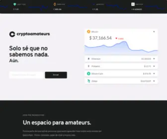 CRYptoamateurs.club(Crypto Amateurs) Screenshot