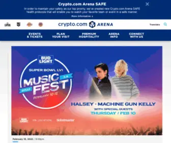 CRYptoarena.com(Crypto.com Arena) Screenshot