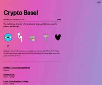 CRYptobasel.art(Crypto Basel) Screenshot