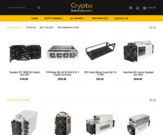 CRYptobulkshop.com(Crypto Bulk Shop) Screenshot