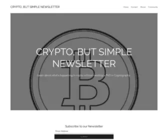 CRYptobutsimple.com(Crypto, But Simple Newsletter) Screenshot