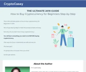 CRYptocasey.com(How to Buy Cryptocurrency Step) Screenshot