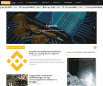 CRYptoclan.nl(Crypto Nieuws & Bitcoin Nieuws) Screenshot