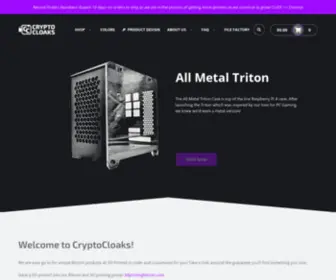 CRYptocloaks.com(We design and manufacture 3D printed products for Bitcoin and other Crypto Projects) Screenshot