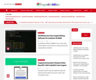 CRYptocodes.net(Free Crypto Website PHP Html Codes and Script) Screenshot