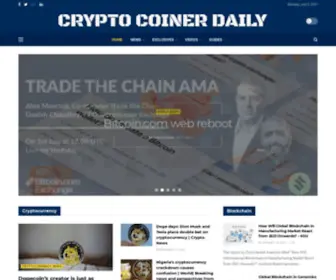 CRYptocoinerdaily.com(Get you daily crypto coin news) Screenshot