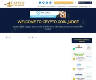 CRYptocoinjudge.com(Crypto Coin Judge) Screenshot