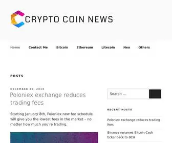 CRYptocoinnews.in(Crypto Coin News) Screenshot