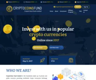 CRYptocoinsfund.net(CryptoCoins Fund Limited) Screenshot