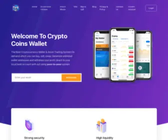 CRYptocoinslimited.com(Crypto coins Wallet) Screenshot