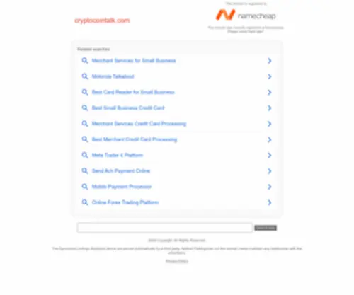 CRYptocointalk.com(cryptocointalk) Screenshot
