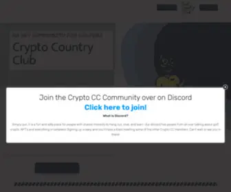 CRYptocountryclubnft.com(Crypto Country Club) Screenshot