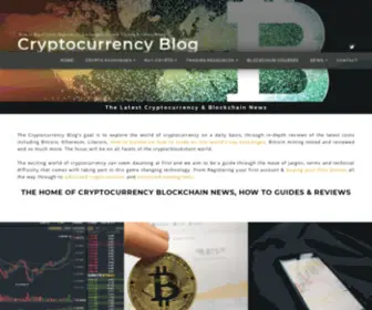 CRYptocurrencyblog.co.za(The Cryptocurrency Blog’s goal) Screenshot