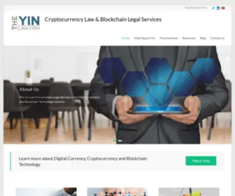 CRYptocurrencylegalhelp.com(The Yin Law Firm) Screenshot