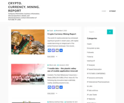 CRYptocurrencyminingreport.com(CRYPTOCURRENCY MINING REPORT) Screenshot