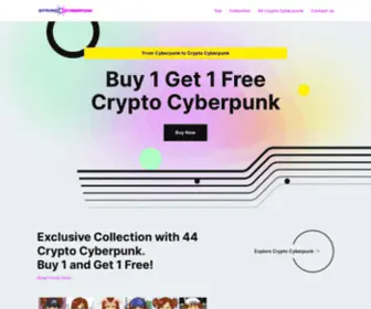 CRYptocyberpunk.com(Crypto Cyberpunk) Screenshot