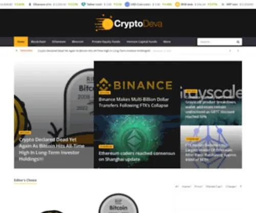 CRYptodeva.com(Bot Verification) Screenshot