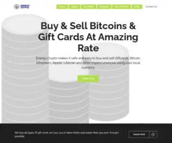 CRYptoenergy.com.ng(We Sell and Buy Bitcoin and all types of Gift cards and pay you in Naira) Screenshot