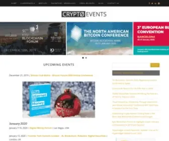 CRYptoevents.global(Upcoming Bitcoin and Blockchain Conferences) Screenshot