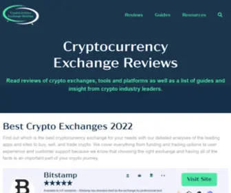 CRYptoexchangereviews.com(Crypto Exchange Reviews) Screenshot