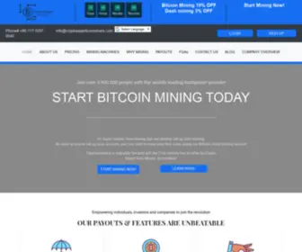 CRYptoexperticonminers.com(Bitcoin Mining) Screenshot