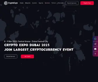 CRYptoexpodubai.com(Crypto expo dubai 2024) Screenshot