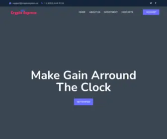 CRYptoexpress.us(Crypto Express) Screenshot