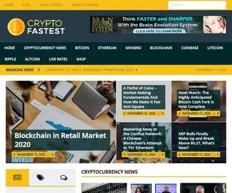 CRYptofastest.com(Home) Screenshot