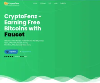 CRYptofenz.xyz(Start Earning Free Bitcoins On The Best Online Reward Platform In the World By Doing Tasks) Screenshot