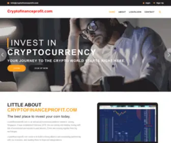 CRYptofinanceprofit.com(Cryptocurrency trading platform) Screenshot