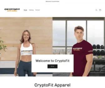 CRYptofitapparel.com(Crypto Fit Apparel) Screenshot