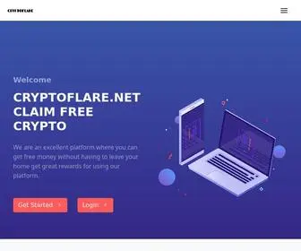 CRYptoflare.net(Claim Free cryptocurrency The best site) Screenshot