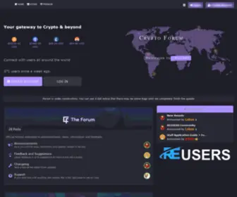 CRYptoforum.cc(Crypto Forum) Screenshot