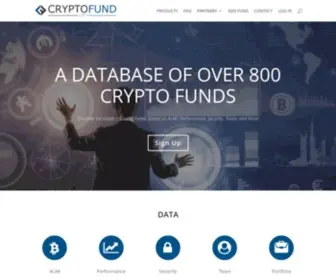 CRYptofundlist.com(Crypto Fund List) Screenshot