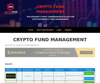 CRYptofundmanagment.com(Online Best Crypto Fund Management) Screenshot