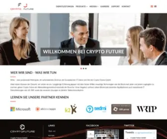 CRYptofuture.com(Crypto Future) Screenshot