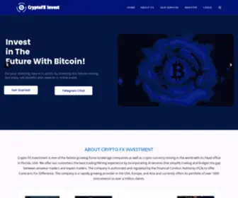 CRYptofx-Invest.com(CryptoFX Investments) Screenshot