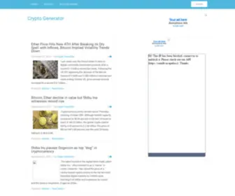CRYptogenerator.xyz(Crypto Generator) Screenshot