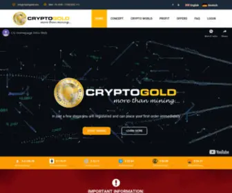 CRYptogold.com(Making the World a Better Place) Screenshot