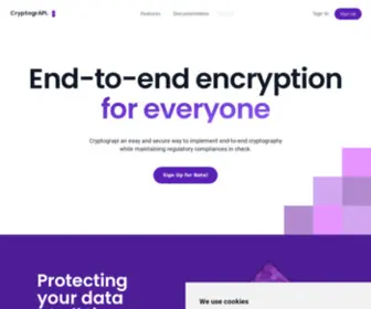 CRYptograpi.com(Data protection made easy) Screenshot