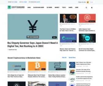 CRYptoground.com(Blockchain & Cryptocurrency News updates) Screenshot