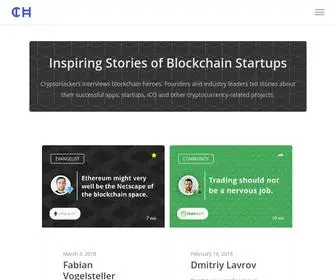 CRYptohackers.Party(Stories from Blockchain Startups Founders) Screenshot