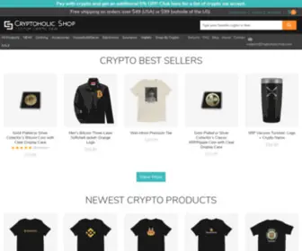 CRYptoholicshop.com(Cryptoholic Shop) Screenshot