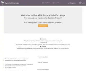 CRYptohubexchange.com(Cryptocurrency) Screenshot