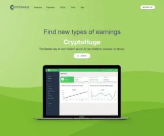 CRYptohuge.website(CRYptohuge website) Screenshot