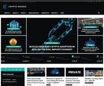 CRYptoinsider.media(Crypto Insider) Screenshot