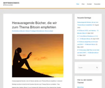 CRYptoinvestments.de(Cryptoinvestments) Screenshot