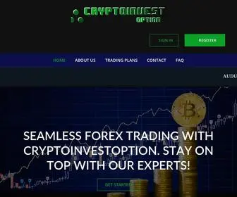 CRYptoinvestoption.com(Invest for The Future Today) Screenshot