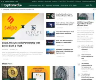 CRYptoinvoke.com(Stay updated with daily basis Cryptonews) Screenshot