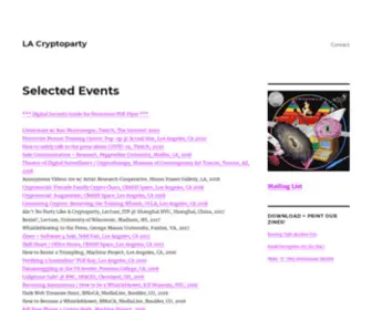 CRYpto.la(LA Cryptoparty) Screenshot
